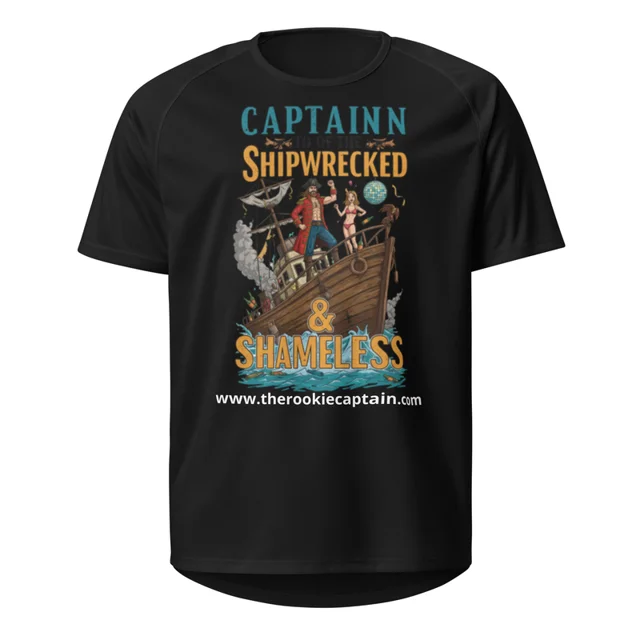 Captain of the Shipwrecked & Shameless shirt design