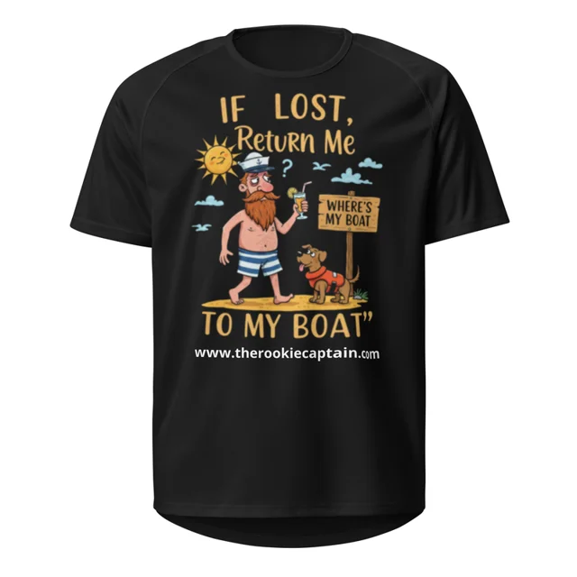 If Lost, Return Me to My Boat shirt design