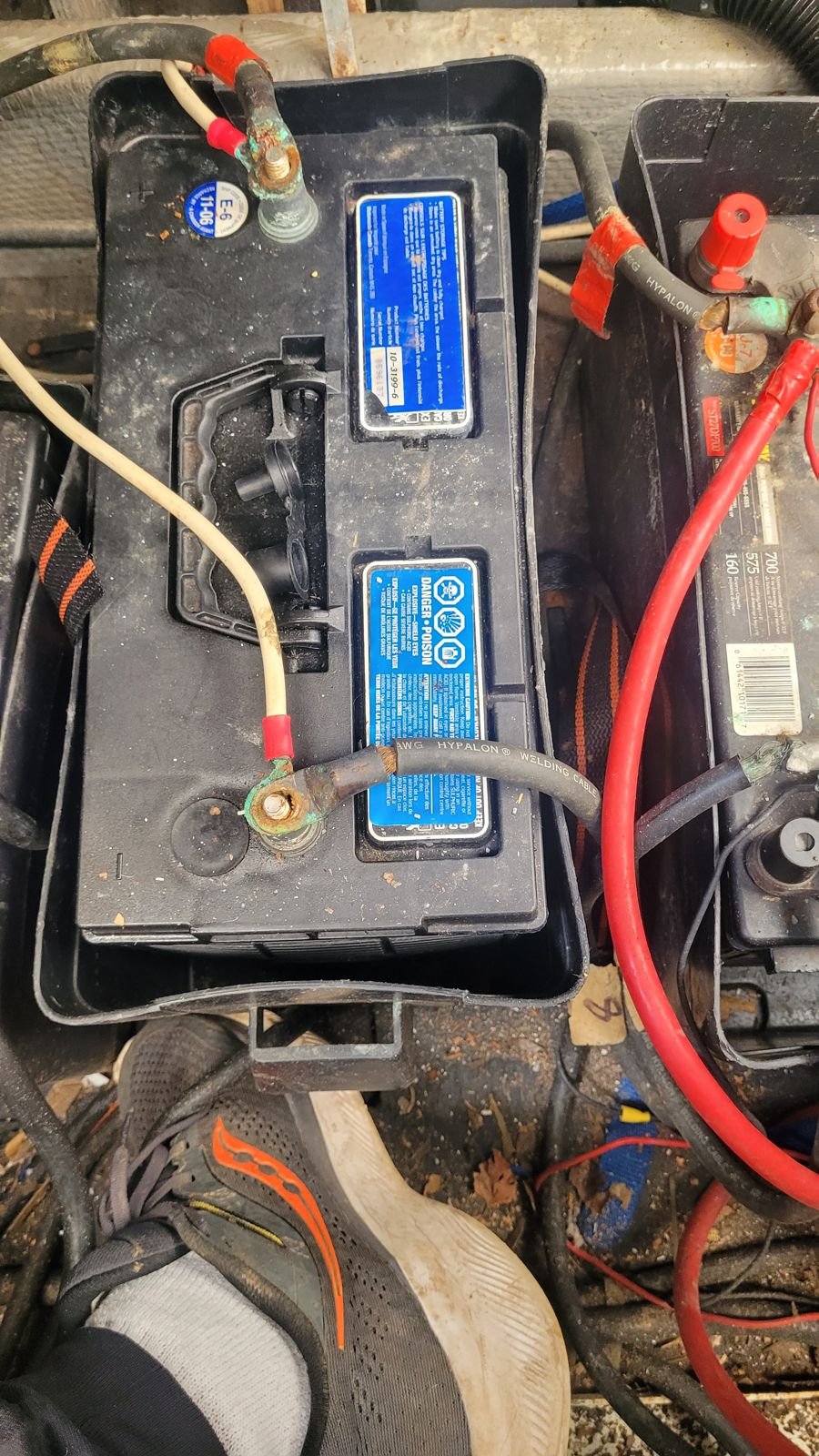 Batteries in the bilge