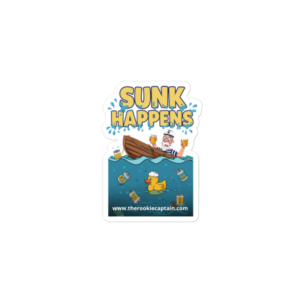 Sunk Happens Sticker