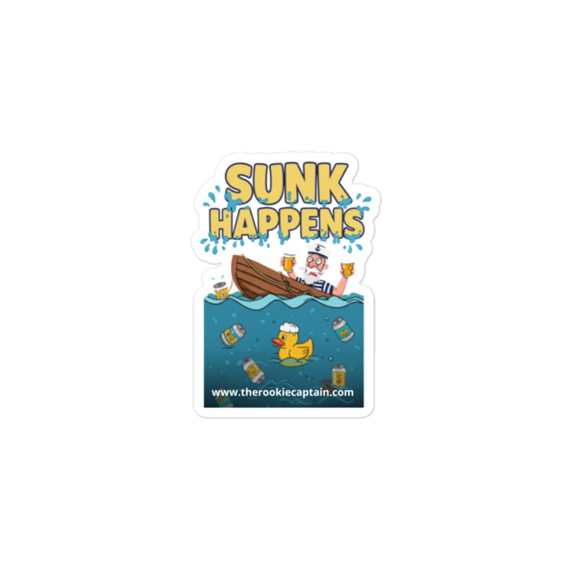 Sunk Happens Sticker