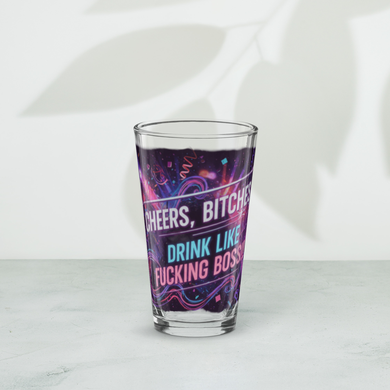 Cheers, B*tches Pint Glass - Image 2