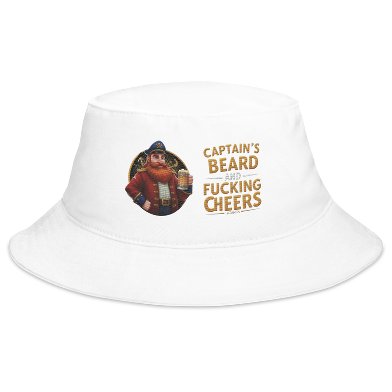 Captain's Beard & F***ing Cheers Bucket Hat - Image 4